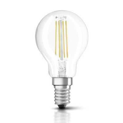Bellalux LED Filament Leuchtmittel Tropfen 2,5W =25W E14 klar 827 warmweiß 2700K