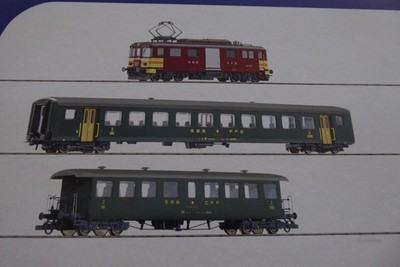 Roco 51338 Set Elektro-Gepäcktriebwagen De 4/4 DCC Digital Sound, Wagen SBB