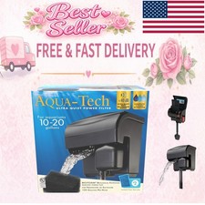 Efficient 3-Stage Power Filter for Aquariums 10-20 Gallons - Ultra Quiet Design