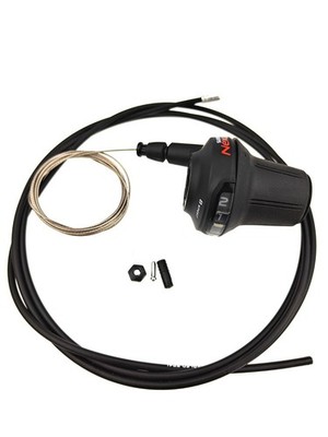 Shimano Nexus 8 Gang Drehgriffschalter inkl. Schaltzug+Hülle SL-C6001 Schwarz