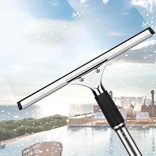 NEW Stainless Steel Window Squeegee Non Slip Glass Wiper Cleaning Fast Shipping