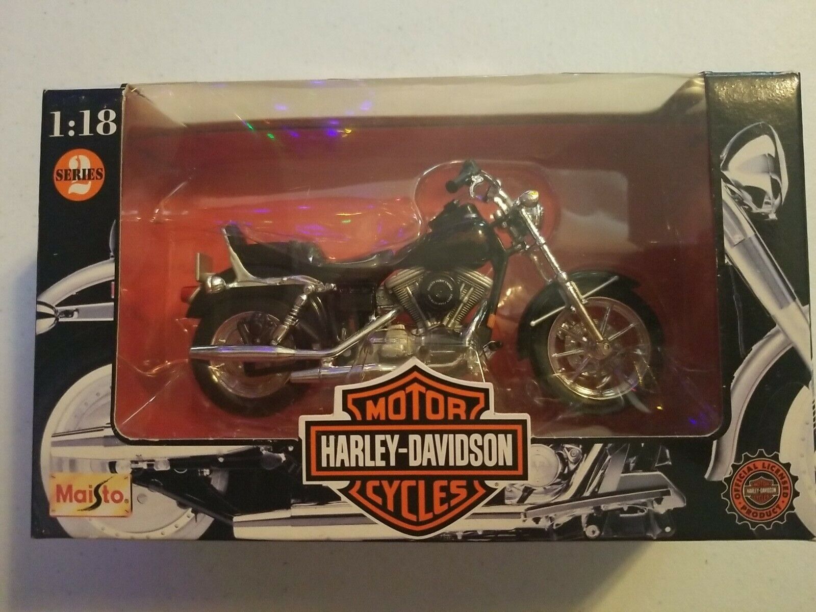 Maisto Series 2 Harley Davidson 92 FXDB Daytona 50th Anniversary ~ 1:18 Scale