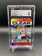 2021 Illusions Football Tom Brady Clear Shots Nm/Mint 8 Buccaneers 