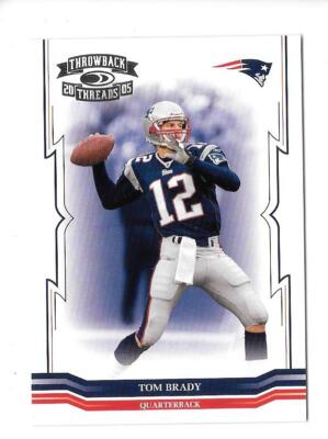 2005 THROWBACK THREADS TOM BRADY #88,7 SB WINS,5 SB MVP,3 SEASON MVP,FUTURE HOF