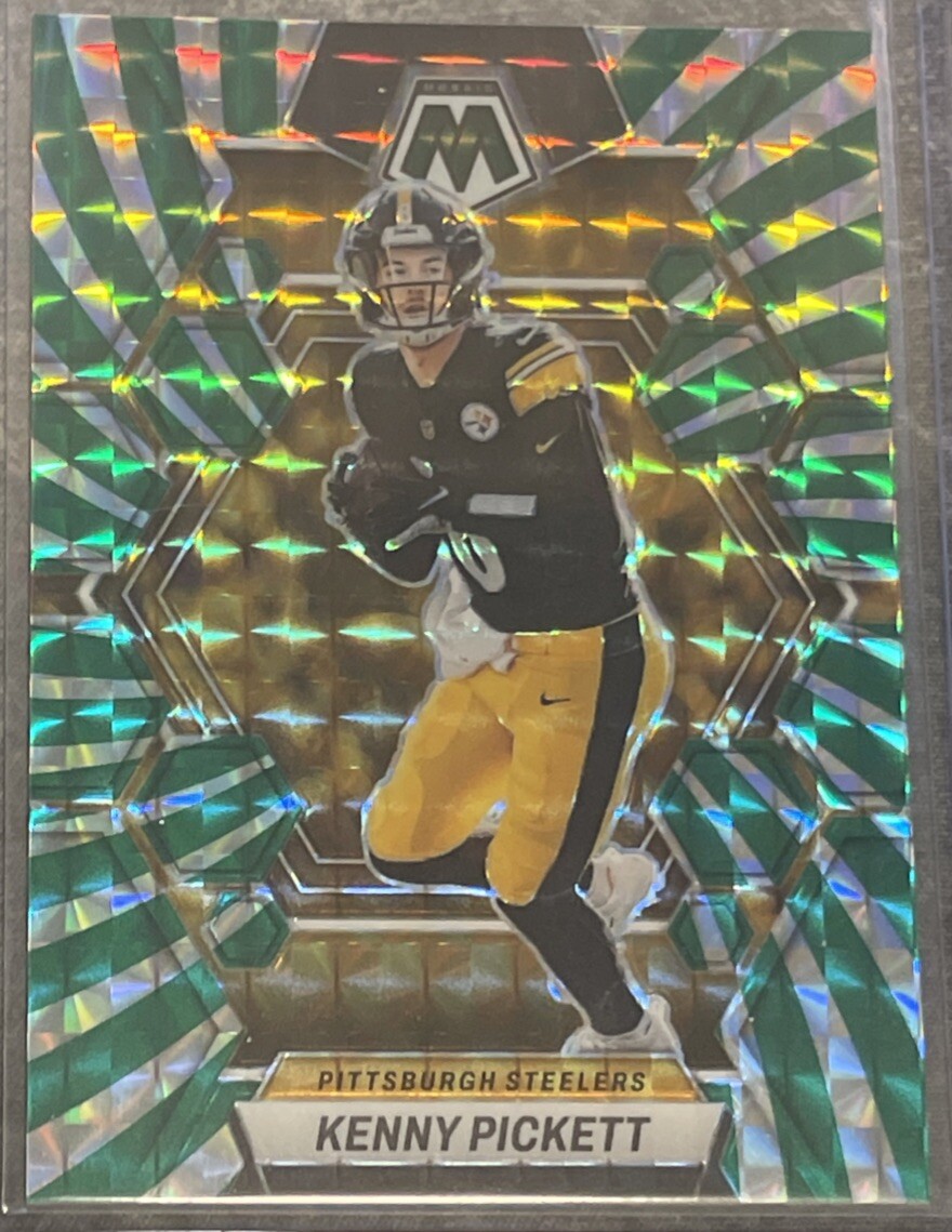 2023 Mosaic Green Swirl /11 Kenny Pickett No 201 Superbowl Champion 😎