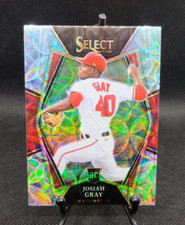 2022 Panini Select Rookie Premier Silver Scope Prizm #102 Josiah Gray RC