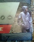 Coleman Adult  S/M Polyester Zip Up Jacket Gray/green Rain Defense Light weight
