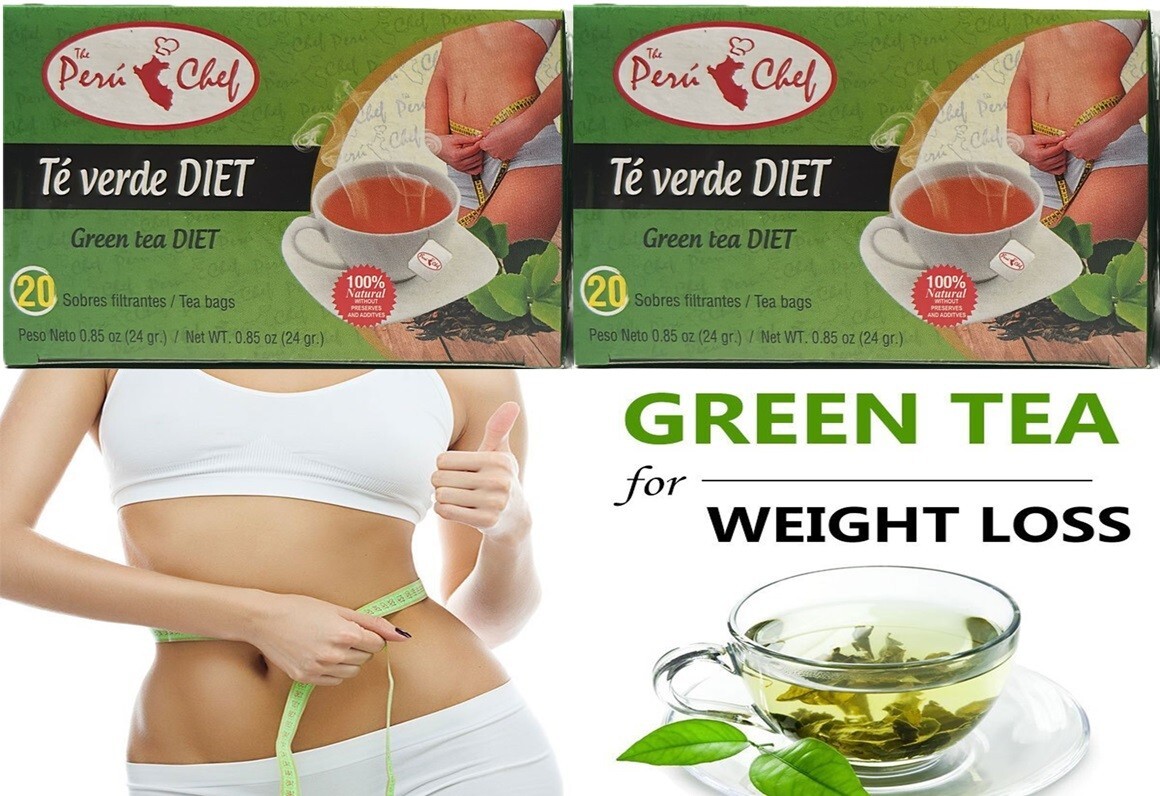 detox tea 2 fat burner tea green tea with Stevia, slim detox flat