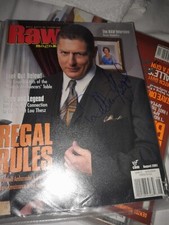 WILLIAM REGAL SIGNED MAGAZINE WWE WWF WCW LEGEND SIGNED