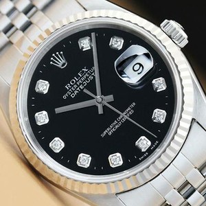 rolex datejust 16234 black dial