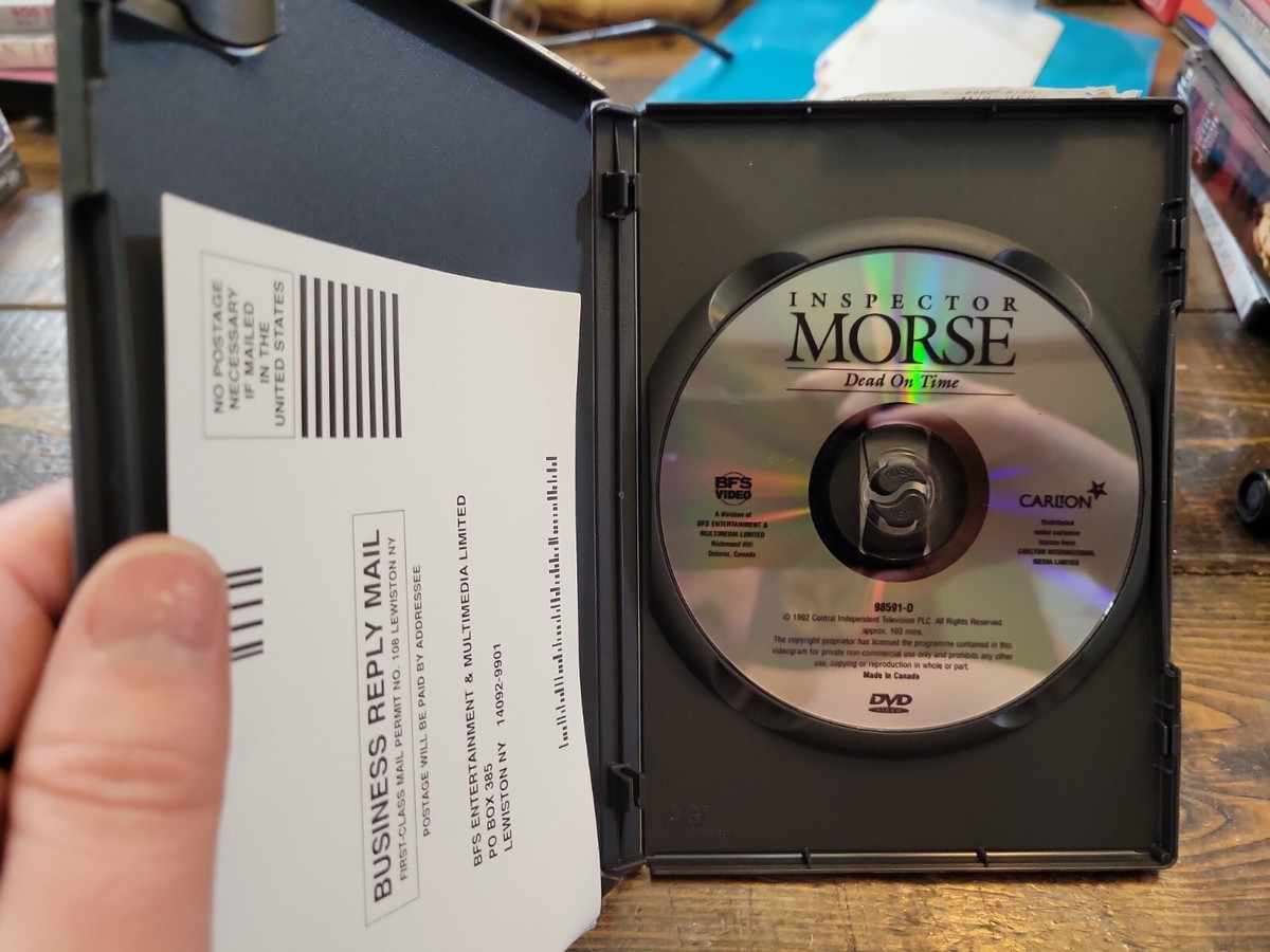 Inspector Morse - Dead on Time (DVD, 2003) 66805915918| eBay
