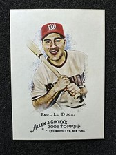 PAUL LO DUCA #271 2008 Topps Allen & Ginter's QTY Washington Nationals