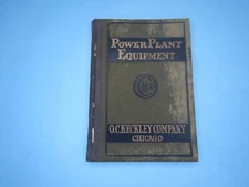 POWER PLANT EQUIPMENT catalog 12 Keckley Company 1920's pumps tanks valves gages