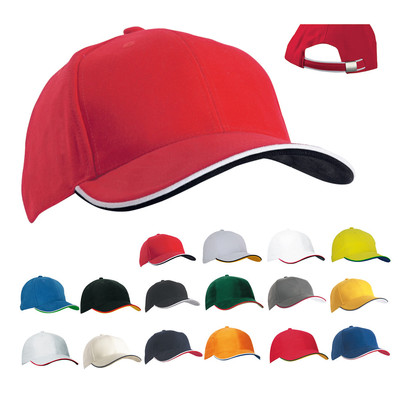 Myrtle Beach Basecap 6 PANEL DOUBLE SANDWICH CAP Kappe Baseball Mütze Neu MB6197