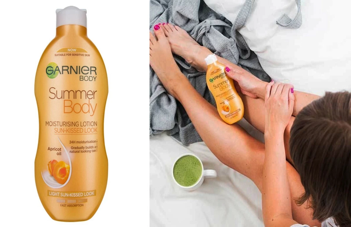 Garnier Summer Body Gradual Self Tan Skin 12hr Moisturiser Light