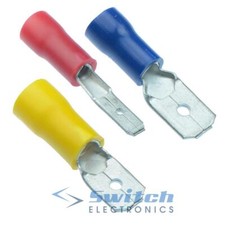 Male Insulated Crimp Connector Spade Electrical Connectors Terminals Terminal