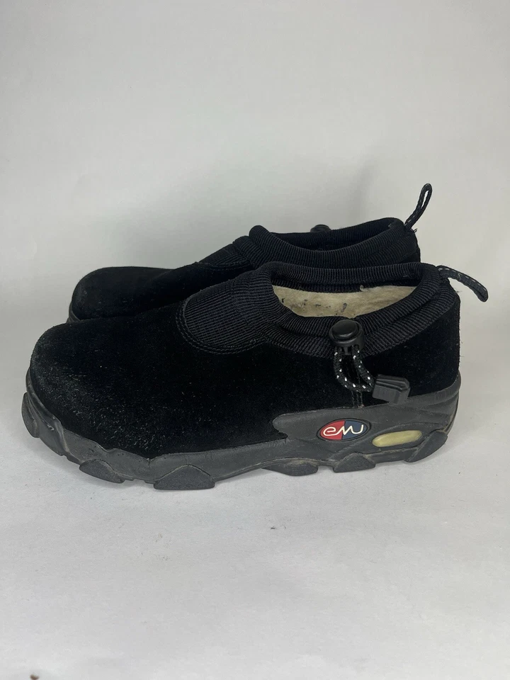 Женские тапочки emu australia размер 8 черные замшевые слипоны - Изображение 3 из 4