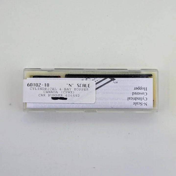 InterMountain 60102-xx N Scale Kit - Cylindrical 4-Bay Hopper - Canada (CPWX) - Image 2 of 2