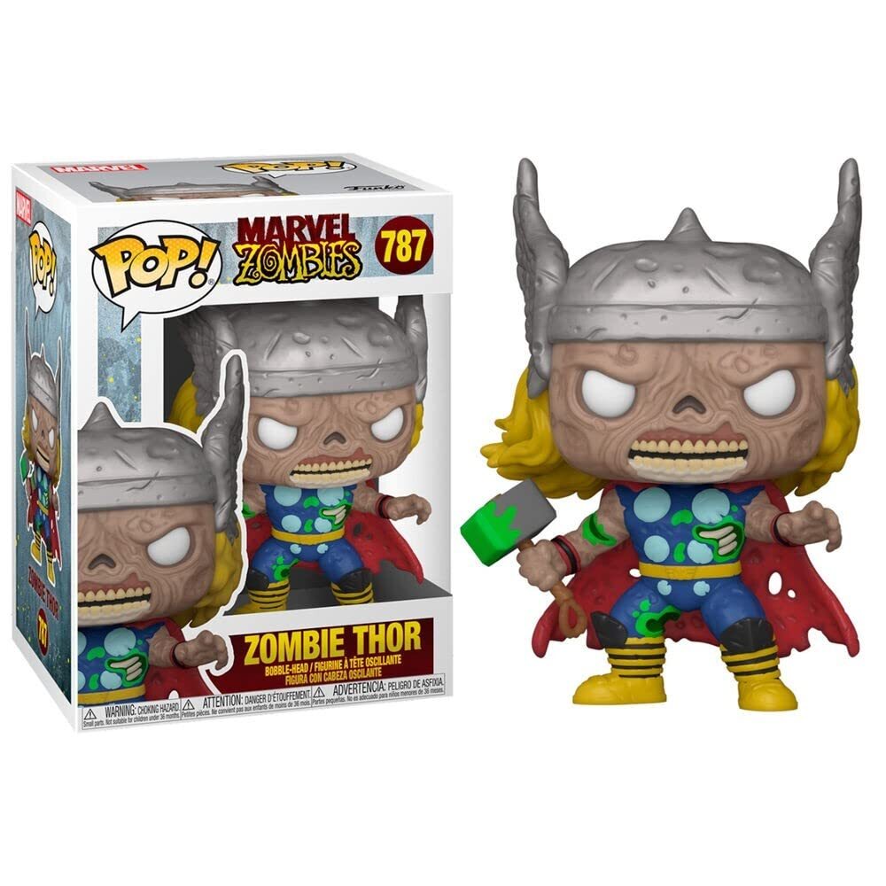 Funko Pop! Marvel Zombies-Zombie Thor #787 Exlcusive (Importación Usa) Acc Nuevo