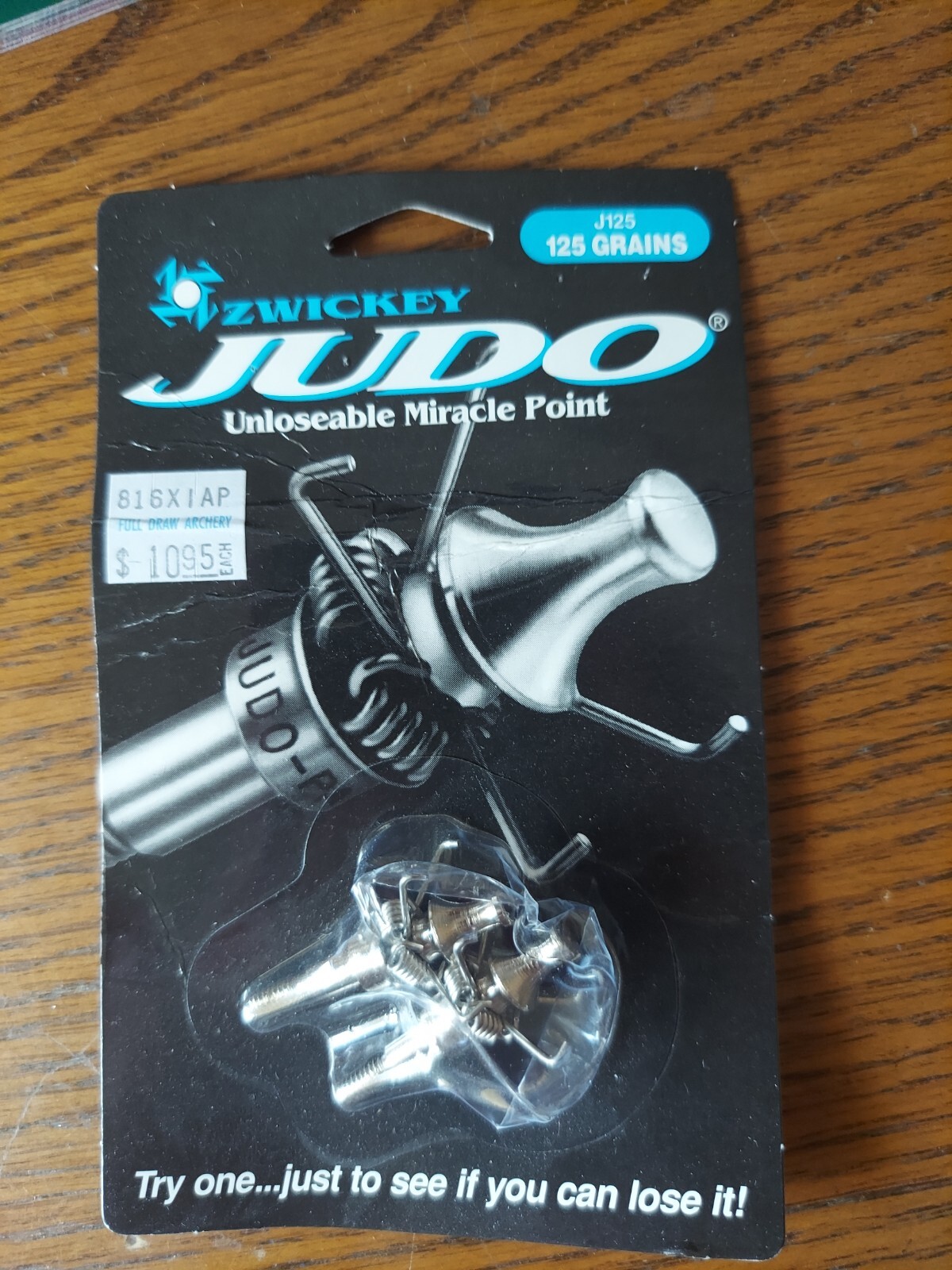 Zwickey Judo Arrow Points package of 2, 125grs Screw on 717909201253 eBay