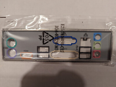 MSI H55M-E23 H55M-E21 I/O Shield Backplate