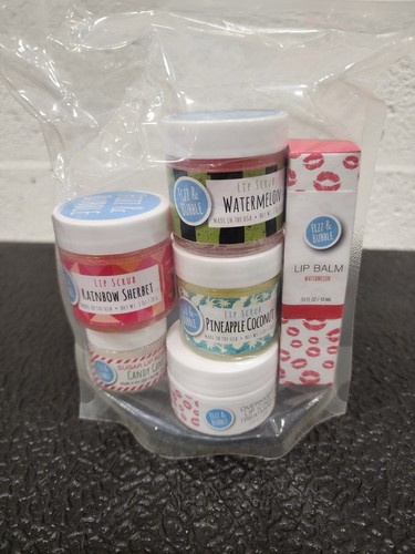 Fizz And Bubble Lip Care Scrub And Lip Balm Repair And Moisturizer Kit Set Of 6