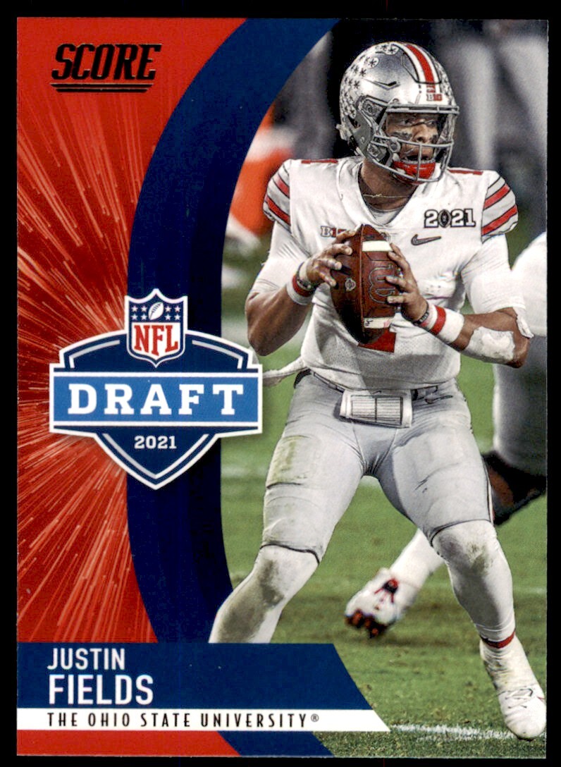 2021 Panini Score Draft Justin Fields Rookie #D2