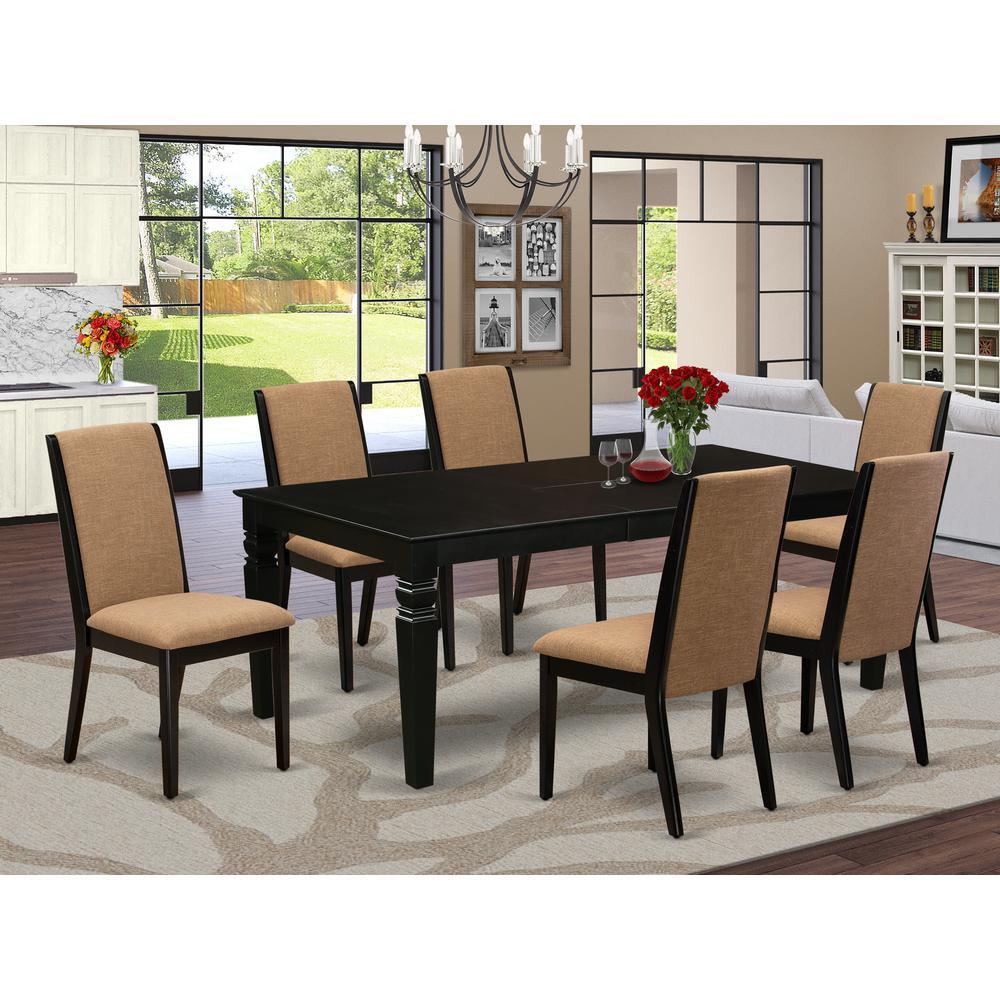 Dining Room Set Black, LGLA7-BLK-47