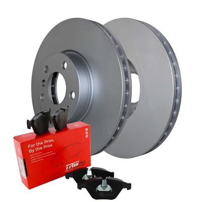 Front Brake Kit 332mm Rotors TRW Pro Low-Met Pad Set For BMW E70 F15 E71 F16 L6