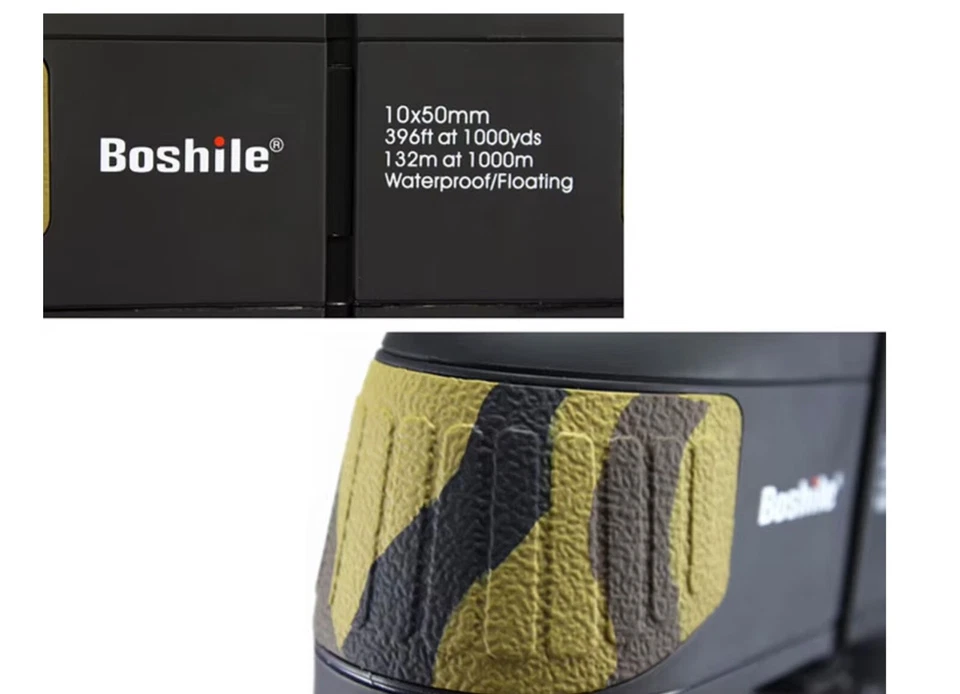BOSHILE Binoculars 10x50 Muted Camouflage Range Direction Finding Weatherproof - Image 4 of 4
