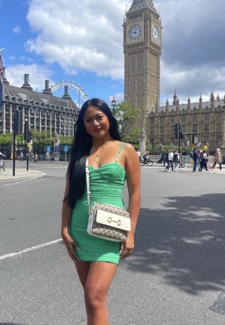 ZARA GREEN LINEN BLEND MINI DRESS WITH CHAIN STRAP DETAIL SIZE S 3429/570 BNWT