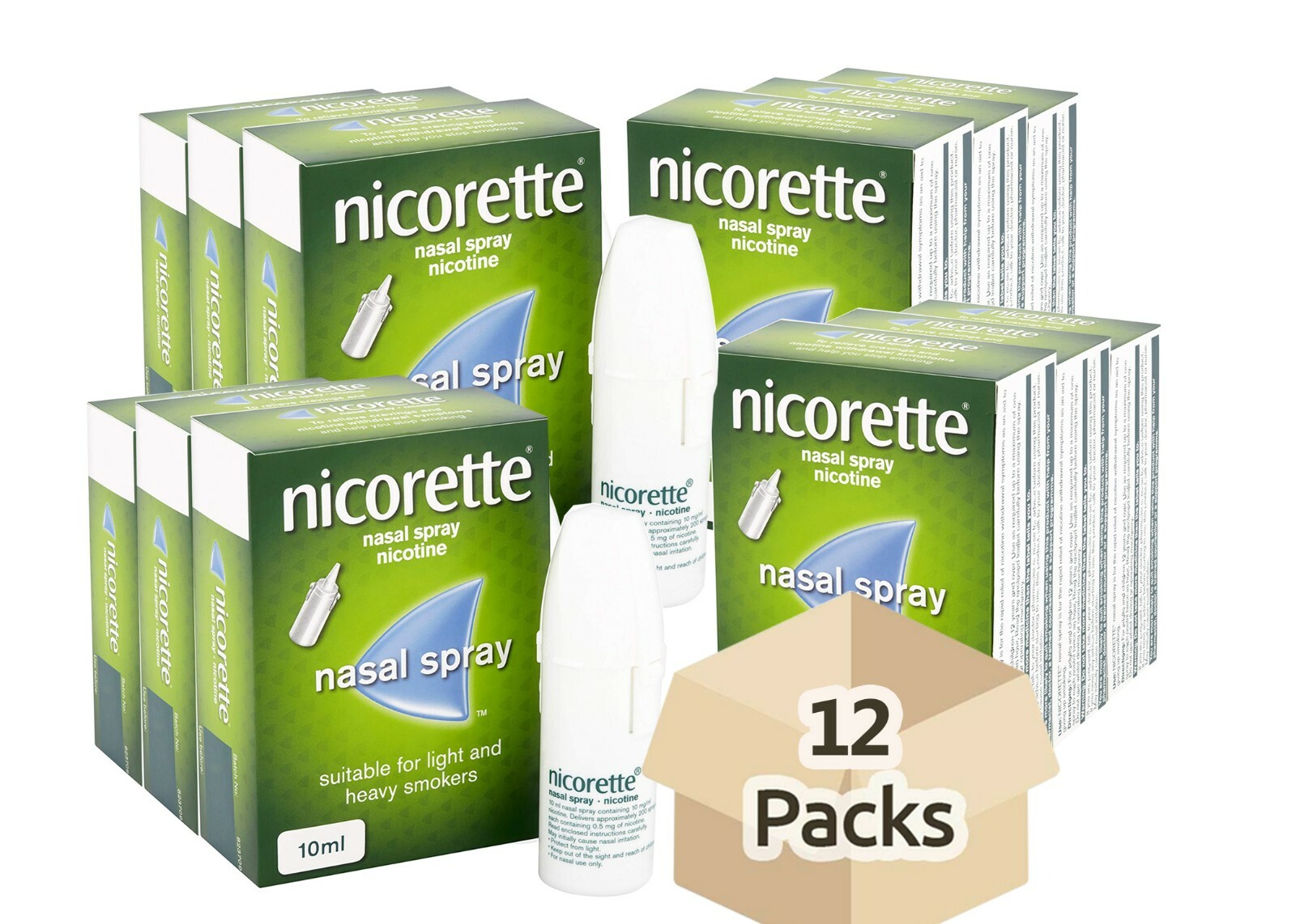 Nicorette Nasal Spray Nicotine, 10 ml (Stop Smoking Aid) eBay