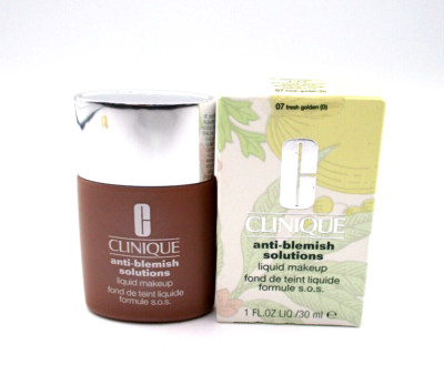 Clinique Anti Blemish Solutions Liquid Makeup ~ 07 Fresh Golden  ~ 1 oz BNIB