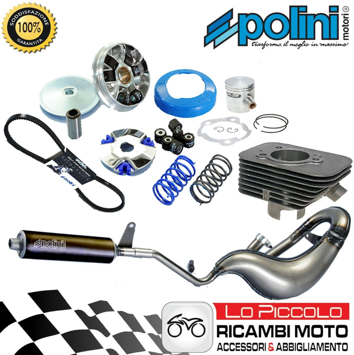 Maxi Kit Thermal Group Ø43 Muffler Transmission Polini Piaggio
