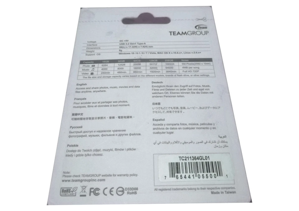 NETAC 64GB USB Flash Drive C211 USB 3.2 Brand New - Image 2 of 4