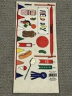 1 Large Vintage Sheet Field Day Hotdogs Popcorn Ice CreamScrapbook Stickers!