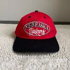 90S Vintage Nebraska Huskers Snapback Hat Osfa Two Tone Embroidered Cap