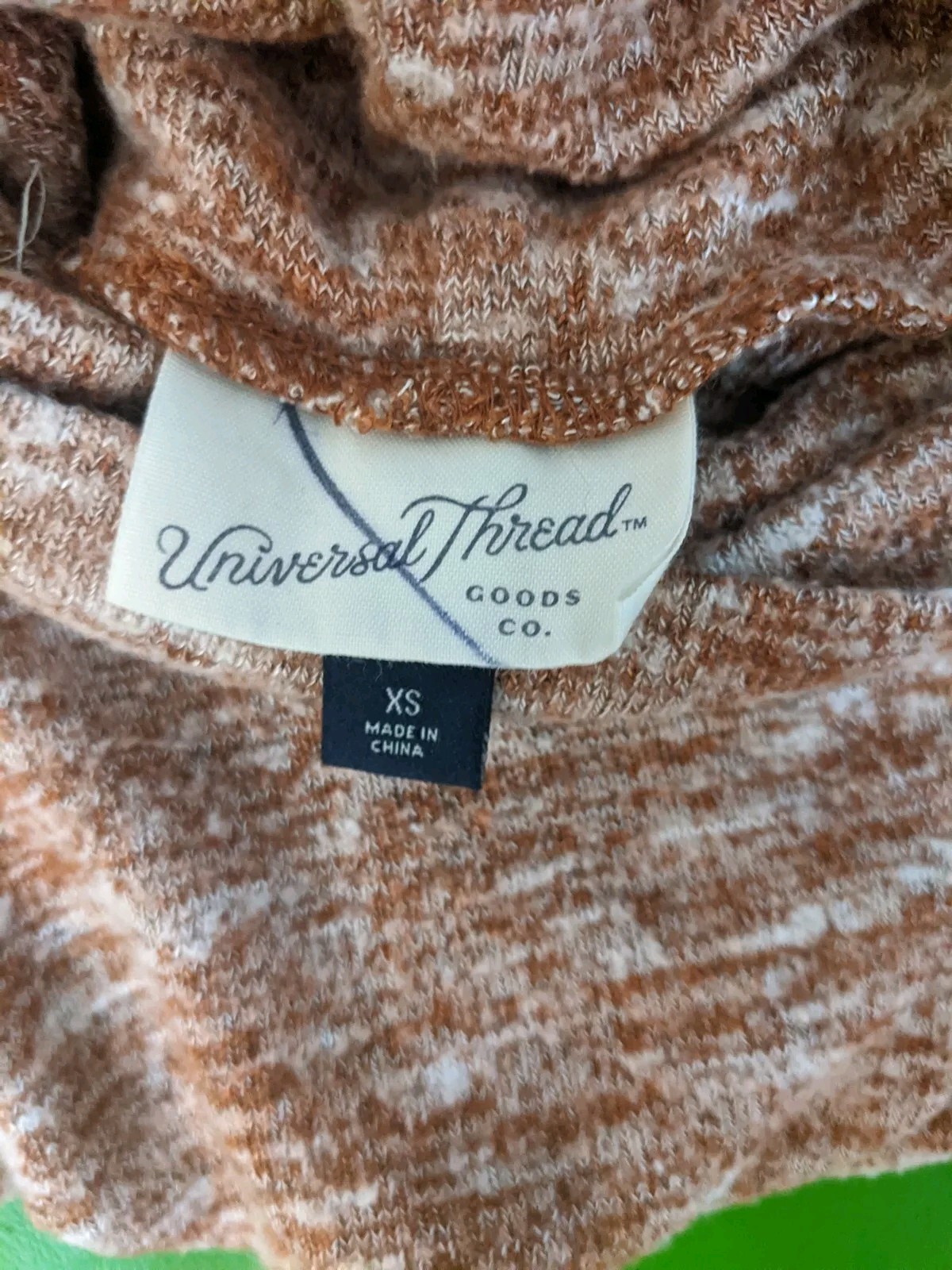 Universal Thread Burnt Orange White Speckled Turt… - image 7