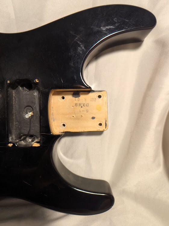 Jackson Black DXMG Guitar Body HH Rear Cover Included! eBay