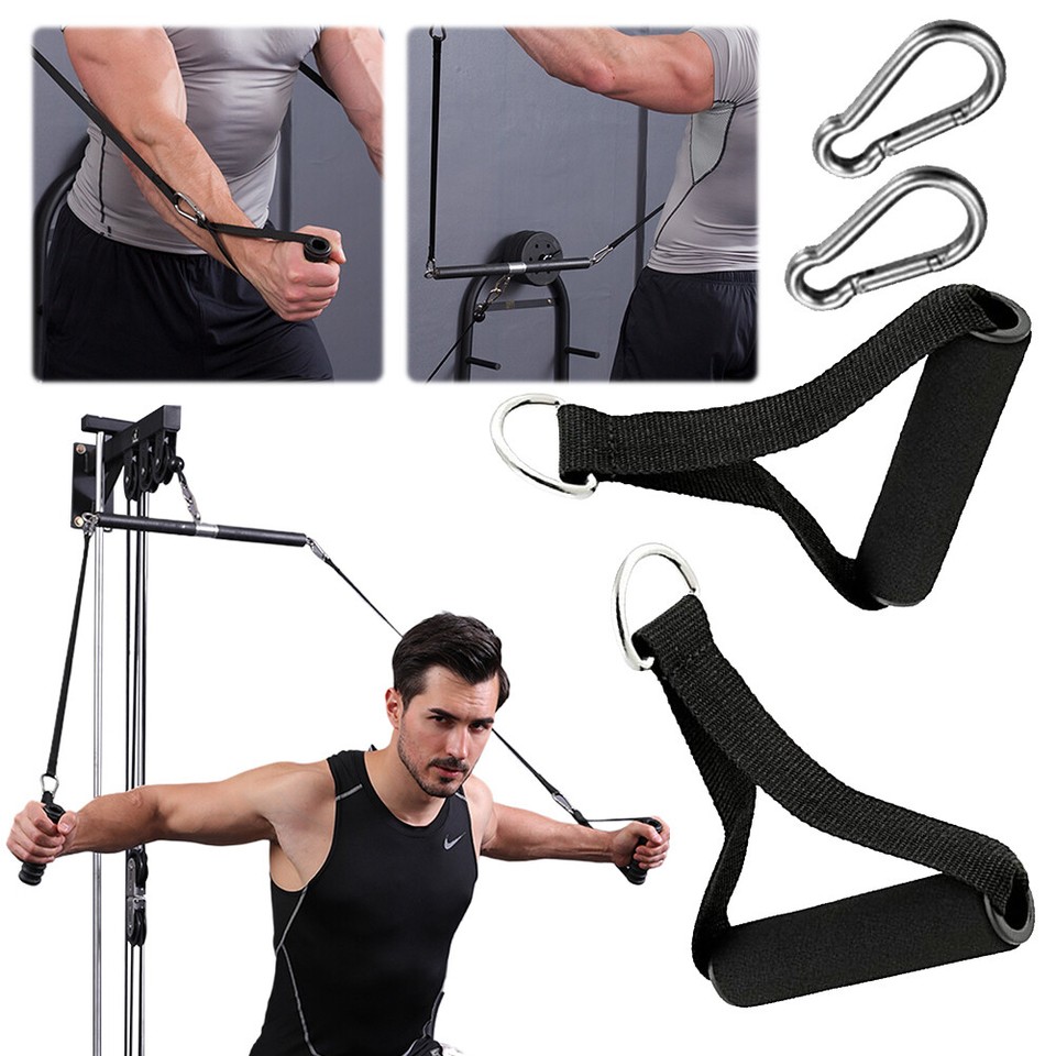 ♥ 2Pcs Gym Resistance Bands Handles Exercise Handles for for Cable