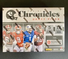 2021 PANINI CHRONICLES DRAFT PICKS FOOTBALL MEGA BOX NEW/SEALED 1 AUTO PER BOX!