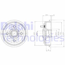 Tambour de frein Kia SOUL