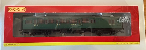 Hornby R4341B SR Maunsell Bremse Composite Coach Nr.: 6593 grün | Condition: Used