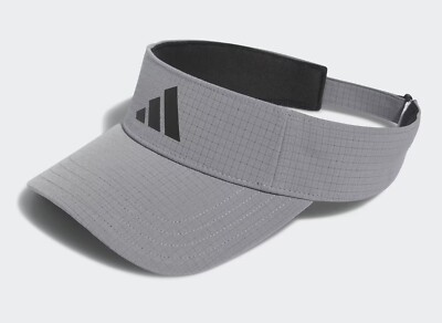 adidas Tour Golf Visor Hat Adjustable Sport Headwear Grey Three OSFM HT3331 New