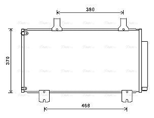HD5247D AVA Condenser FIT HONDA ACCORD ESTATE/WAGON (2009) 2.4 IVTEC