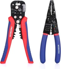 WORKPRO Wire Stripper Set 8" Self-Adjusting Wire Stripper 8" Multi-Tool Stripper