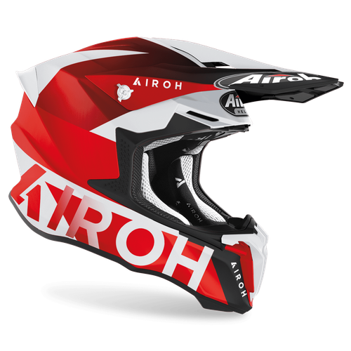 Helmet Cross Integral Enduro Airoh Twist 2.0 Lift Red Gloss SIZE S | eBay