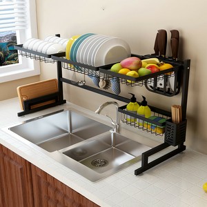 Kitchen Storage Rack Dish Drying Rack Over Sink Display Drainer