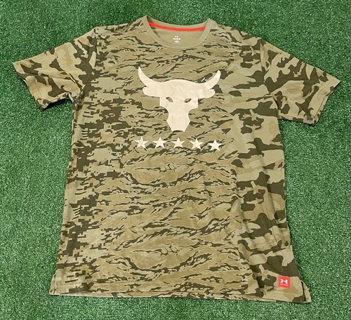Under Armour Herren Large Project Rock Veterans Show Your Work T-Shirt By Land