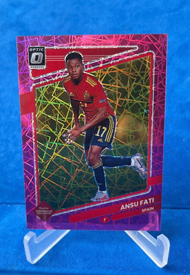 PANINI DONRUSS - FIFA WORLD CUP - OPTIC PINK VELOCITY **ANSU FATI** #11/25